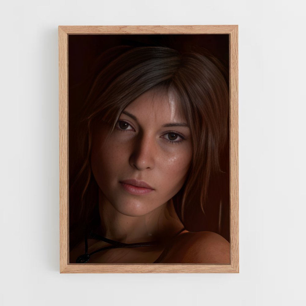 Poster Lara en Désordre – affiche Tomb raider (vue 4)